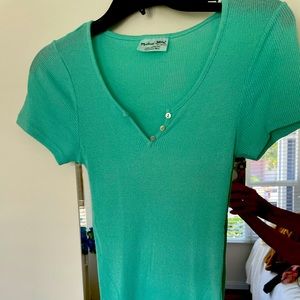 Michael Stars top. Aqua green. Stretchy!